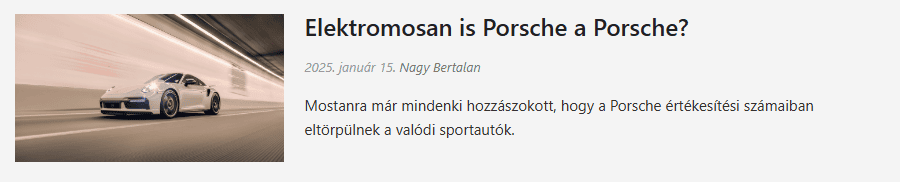 Porsche stratégiai átalakulás